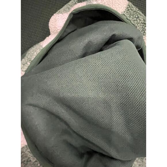 Nike Sherpa Men's Winterized Half-Zip green white plaid pattern pull over unisex - Picture 10 of 13